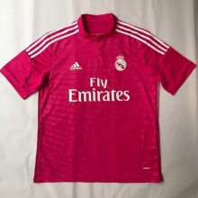 Retro Real madrid Away Pink  1:1 Quality Soccer Jersey    2014-2015