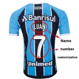 Gremio Home Retro   1:1 Quality Soccer Jersey    2016