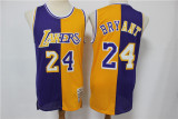 NBA  Kobe Bryant: a retro jersey with two colors of yellow and purple