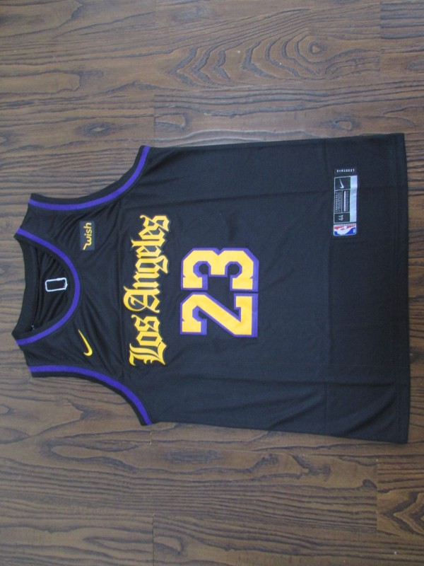 NBA New Laker Latin 23 James Black