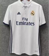 Retro Real Madrid Home  1:1 Quality Soccer Jersey    2016-2017