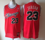NBA Bull (mesh print) No.23 Jordan white, black, blue, red