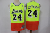 NBA Lakers 24  fluorescent green mosaic retro version