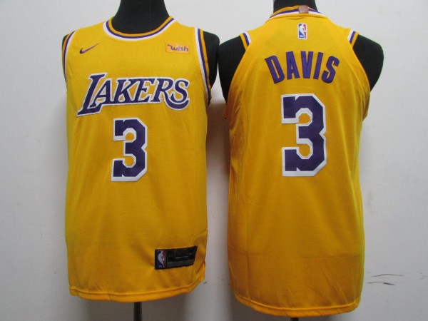 NBA New Laker 3 Davis yellow