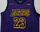 NBA New Laker (city version) 23 James purple