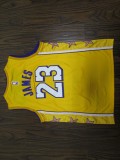 NBA 20 new Laker 23 city edition James yellow