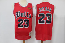 NBA Bulls 23 red old England retired limited edition Jersey