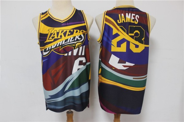 NBA Lakers James' team mix