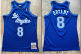 NBA Lakers Mitchell ness Laker 8 Retro Blue Gold