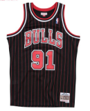 NBA Mitchell & Ness bull 91 stripes