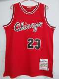 NBA Mitchell & Ness bull 23 Vintage Red