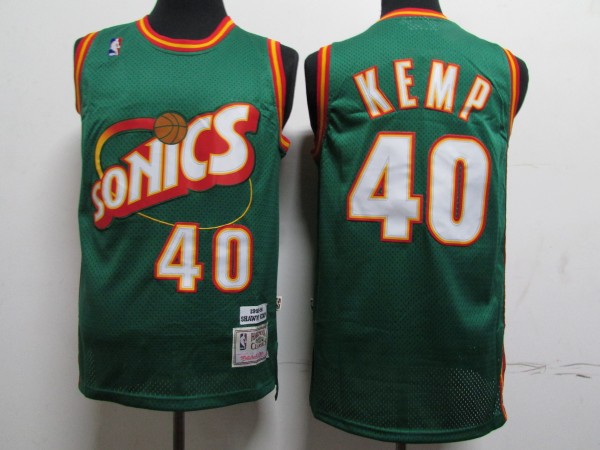 NBA Retro supersonic 40 Sean camp green red edge