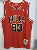 NBA Mitchell & Ness bull 33 red