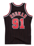 NBA Mitchell & Ness bull 91 stripes