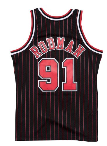 NBA Mitchell & Ness bull 91 stripes