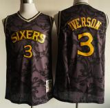 NBA 76ers (mesh print) 3 Allen Iverson red