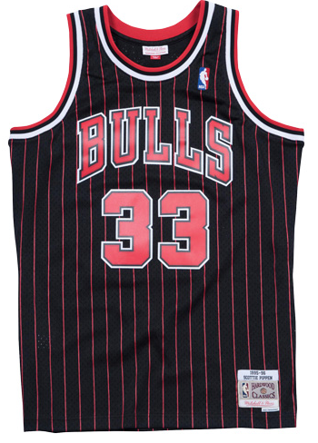 NBA Mitchell & Ness bull 33 stripes