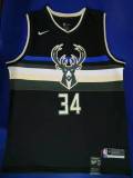 NBA Bucks 34 City Edition Black