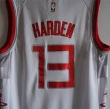 NBA  New season rockets (new fabric printing) 13 Hardon White City Edition