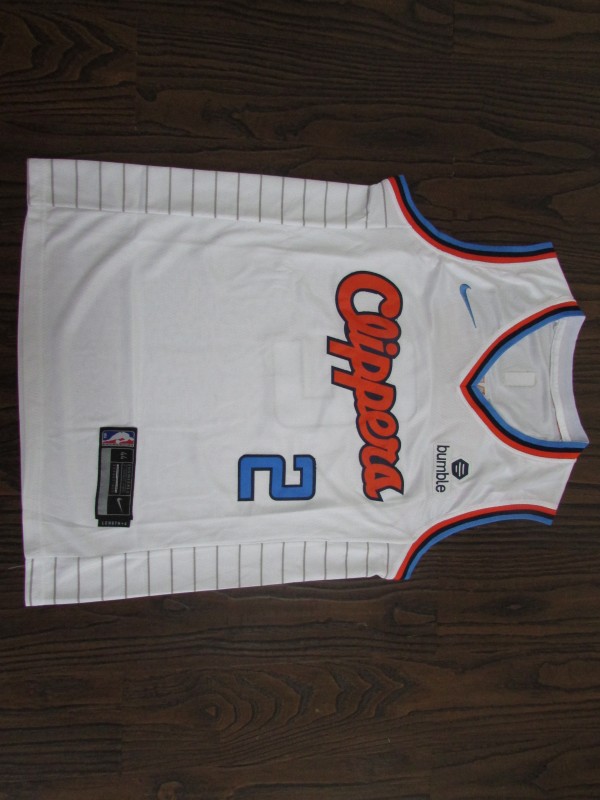 NBA New clipper City 2 corwai Leonard white