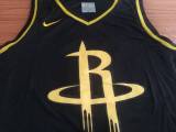 NBA  Rocket 13 black gold