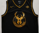 NBA Bucks 34 Black Gold Edition