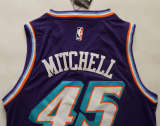 NBA New season Jazz (new fabric print) 45 Mitchell purple