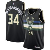 NBA Bucks 34 City Edition Black