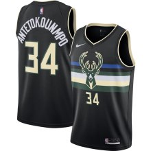NBA Bucks 34 City Edition Black