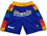 NBA Double layer embroidered gold digging pocket pants