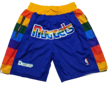 NBA Double layer embroidered gold digging pocket pants