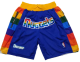 NBA Double layer embroidered gold digging pocket pants