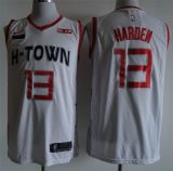 NBA  New season rockets (new fabric printing) 13 Hardon White City Edition