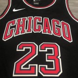 NBA  Bulls crew neck black 23 Jordan with chip  1:1