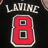 NBA  Bulls crew black No. 8 Raven  with chip 1:1