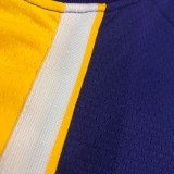 NBA Laker retro purple V-neck No.0 Kuzma with chip  1:1