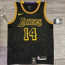 Los Angeles Lakers Black Mamba Great Snake Edition #14 GREEN 1:1 Quality NBA Season Jerseys