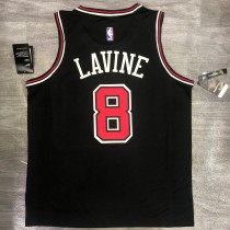 NBA  Bulls crew black No. 8 Raven  with chip 1:1