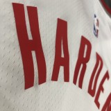NBA  Rockets city version white 13 James Hardon  with chip  1:1
