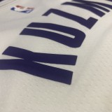 NBA Laker retro white V-collar No.0 Kuzma with chip  1:1
