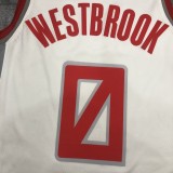 NBA  Rockets city version white 0 wishbrook  with chip  1:1