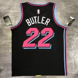 NBA  Heat crew crew black 22 Jim Butler  with chip  1:1