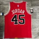 NBA  Bulls crew red 45 Jordan  with chip  1:1