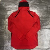 NBA rockets warm-up training appearance hooded zipper jacket  with chip  1:1