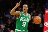 NBA  Celtics Retro Green No.9 Rondo  with chip  1:1