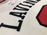 NBA  Bulls crew neck white No. 8 Raven with chip  1:1