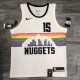 NBA  Nuggets white No. 15 yokic  with chip  1:1