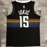 NBA  Nuggets black No. 15 yokic  with chip  1:1