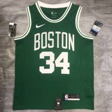 NBA  Celtics Retro Green 34 Paul Pierce  with chip  1:1