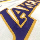 NBA Laker crew neck vintage white No.0 Nixon with chip  1:1